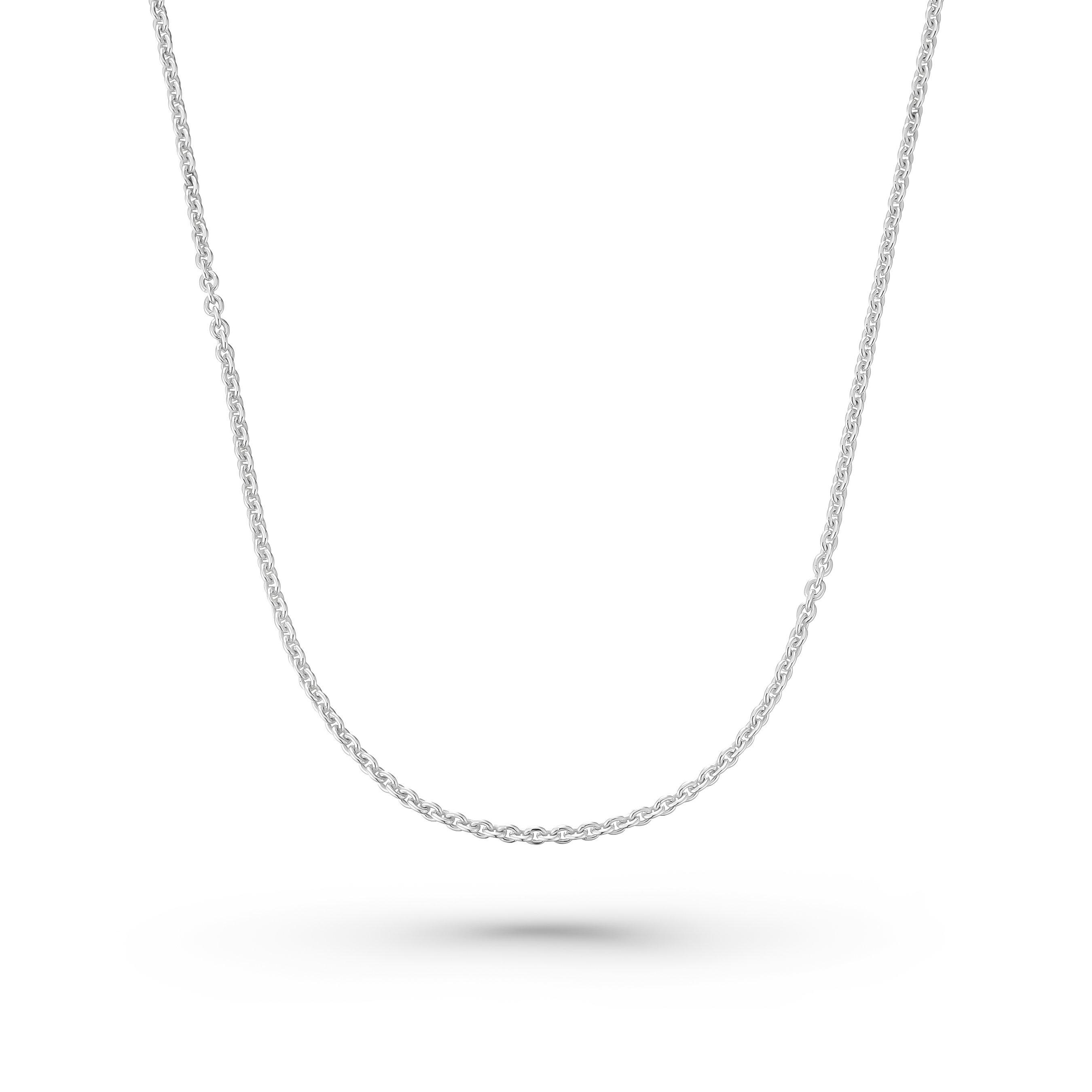 Beaverbrooks Silver Trace Chain 45cm | 0009097 | Beaverbrooks