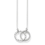 Thomas Sabo Glam & Soul Together Forever Silver Cubic Zirconia Necklace