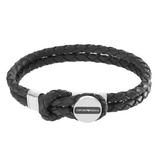 Emporio Armani Leather Men's Bracelet