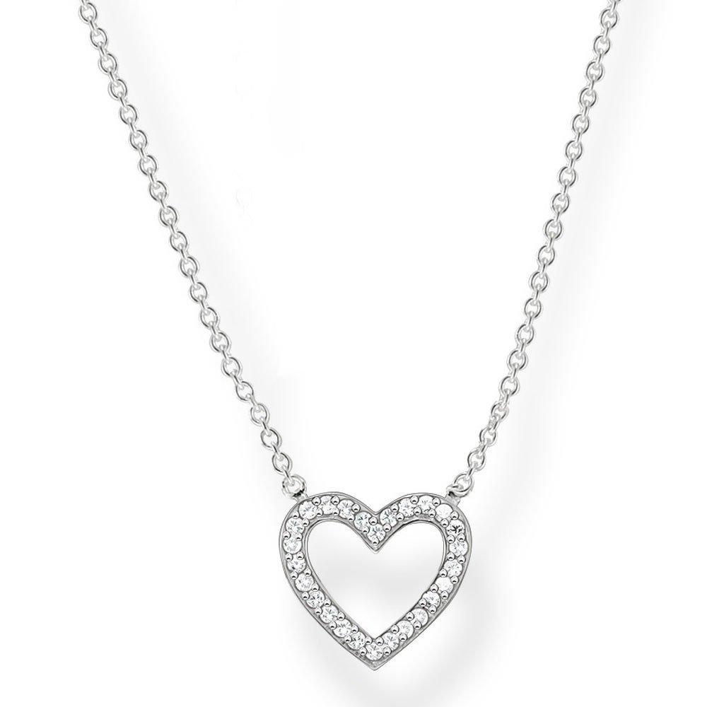 Beaverbrooks silver hot sale heart necklace