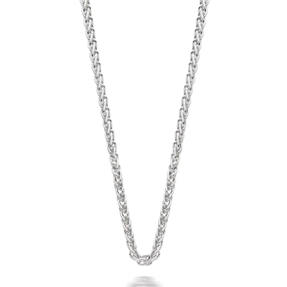 Thin Chain Necklace Silver - 60 cm