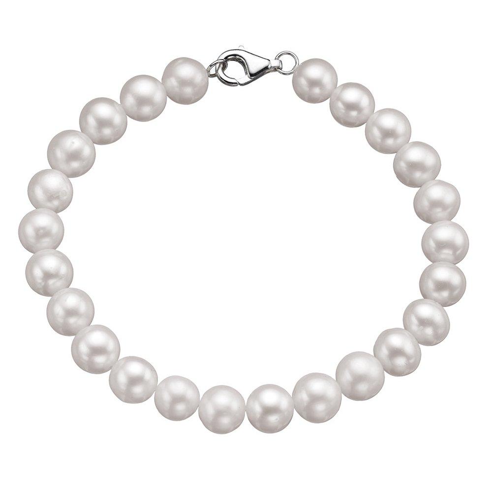 Beaverbrooks Silver Freshwater Cultured Pearl Bracelet