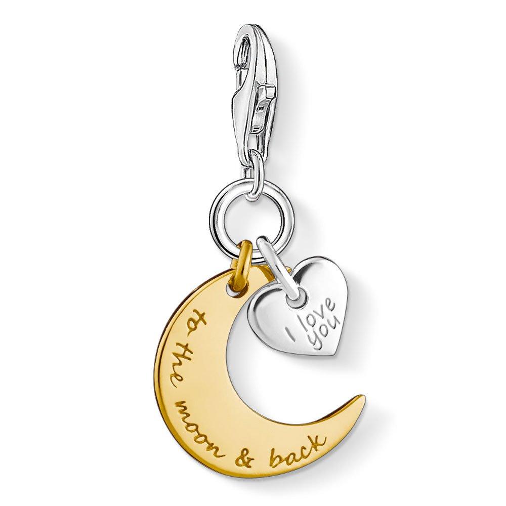 Thomas Sabo Generation Charm Club Silve Gold Plated Moon Charm