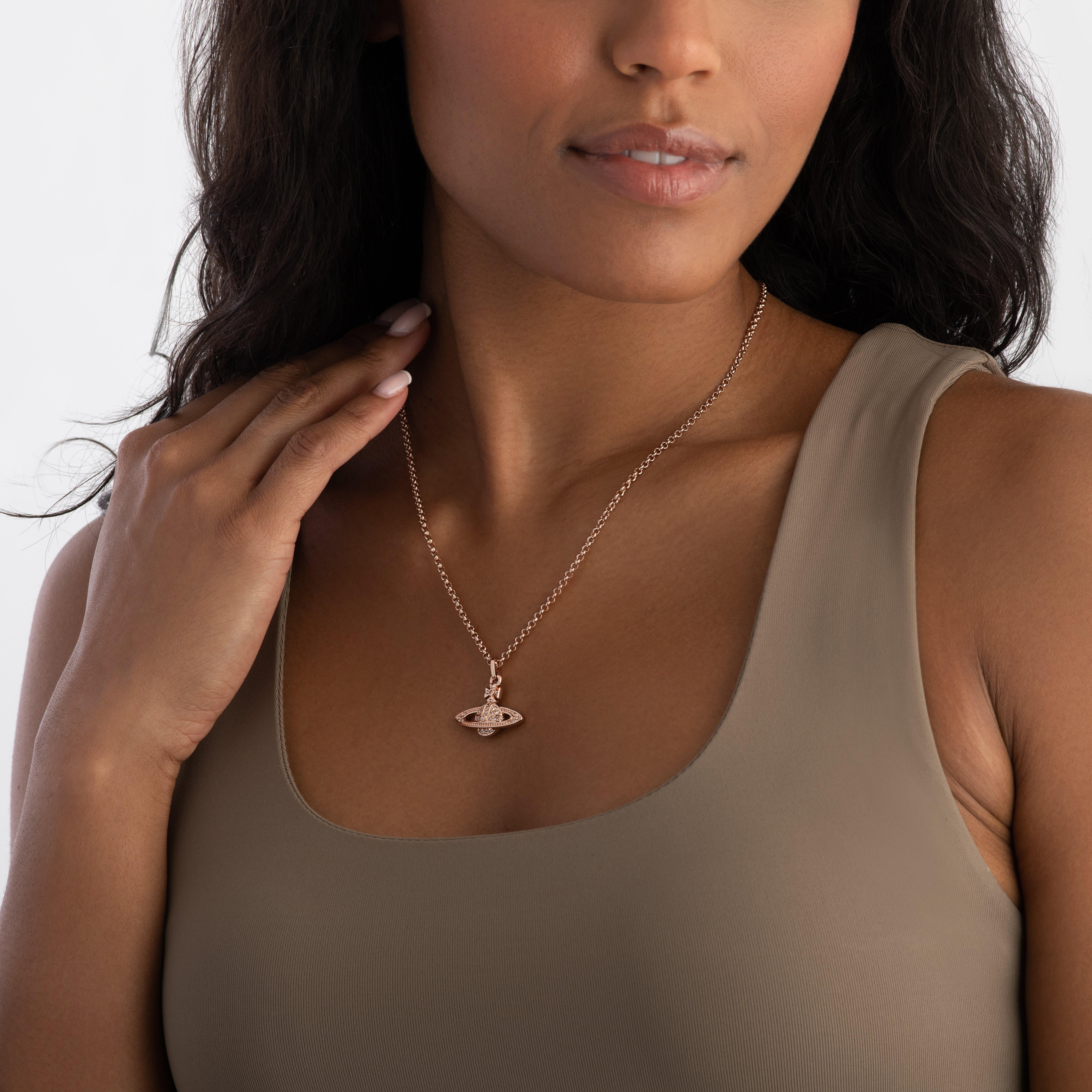 Rose gold deals necklace vivienne westwood