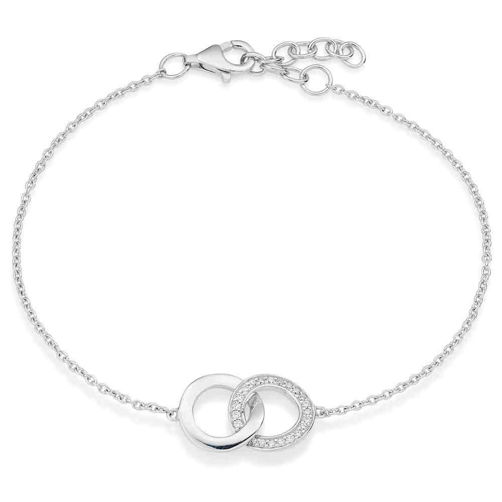 Silver Cubic Zirconia Bracelet | 0110772 | Beaverbrooks the Jewellers