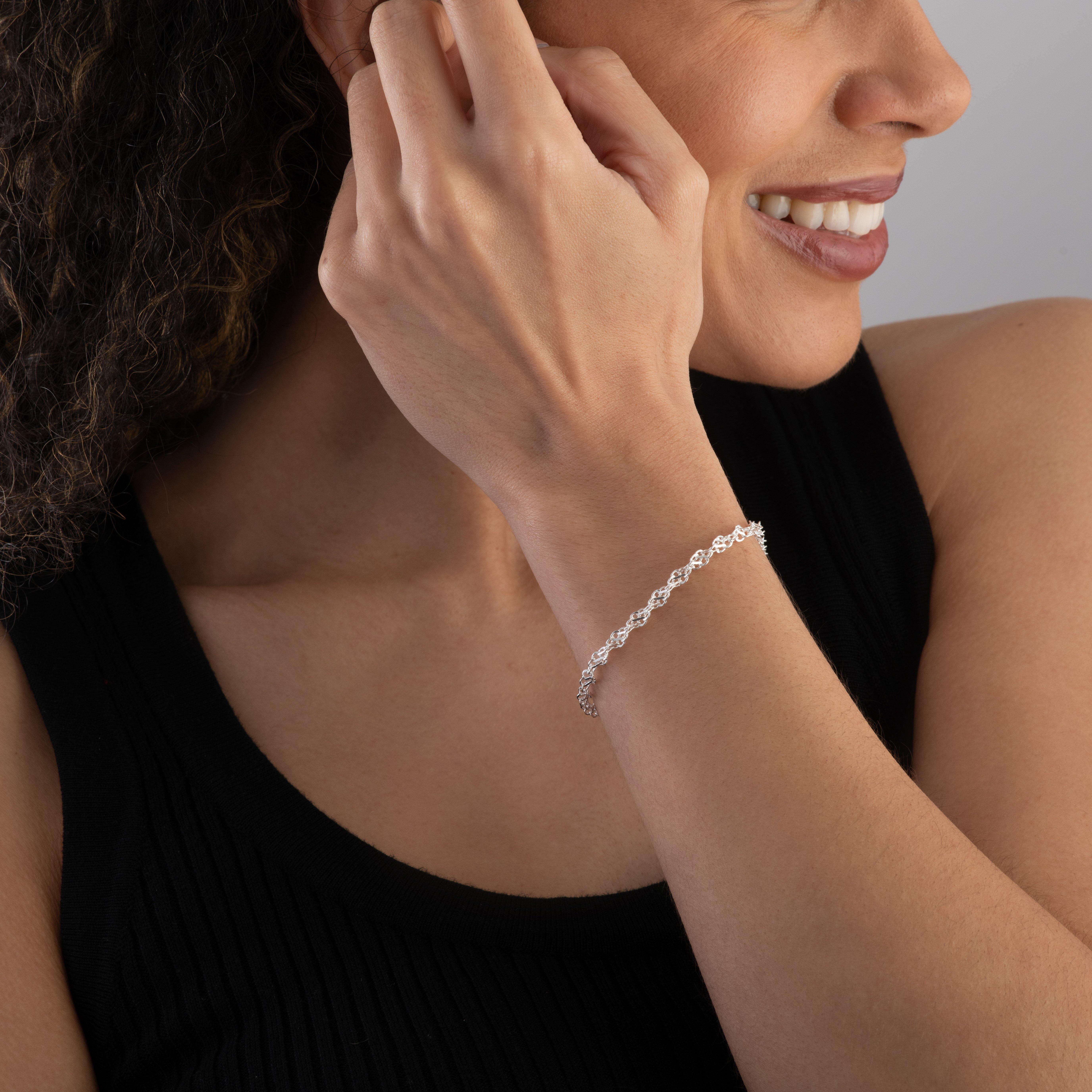 Silver Twist Bracelet