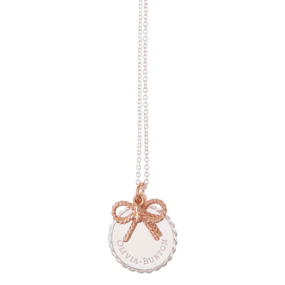 Olivia burton coin sales and bow necklace