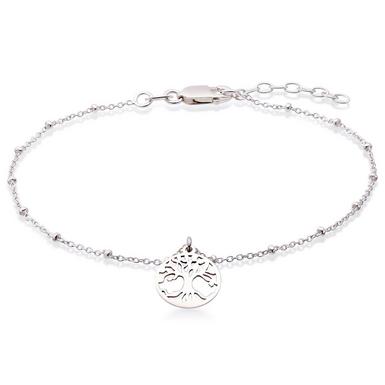 Silver Tree Anklet