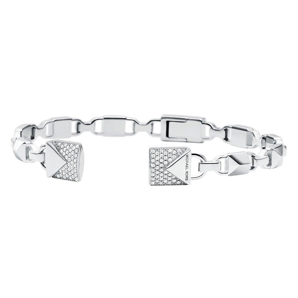 Michael Kors Mercer Link Silver Cubic Zirconia Bangle 0114480