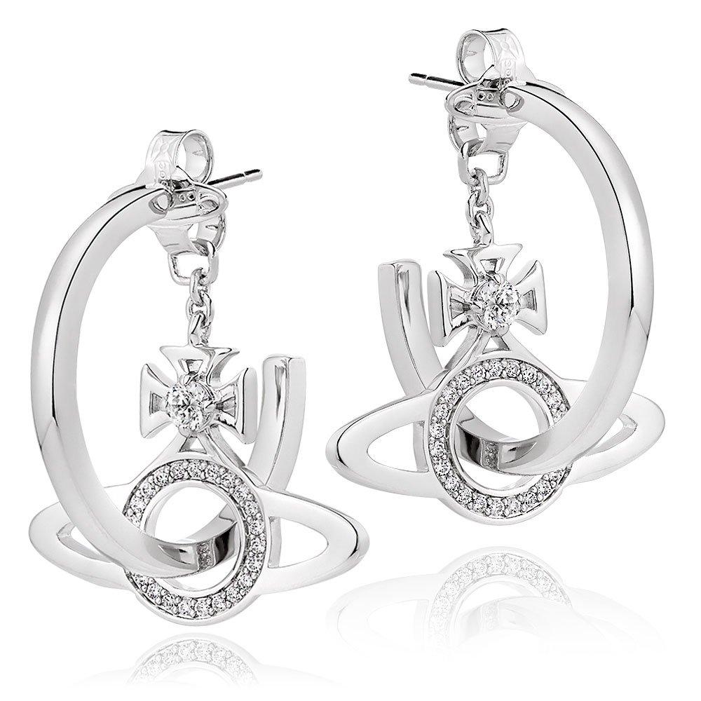 Vivienne westwood outlet hoop earrings