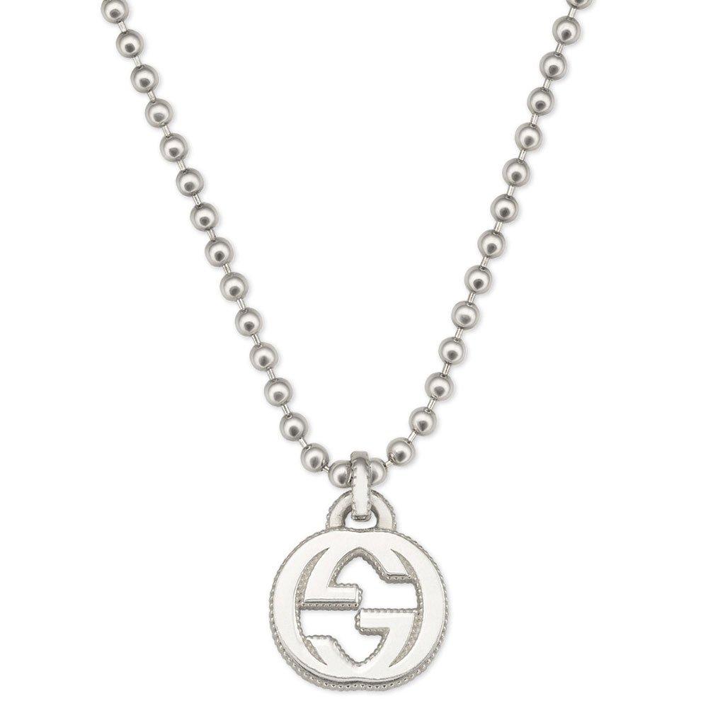 Gucci interlocking g 2024 charm in silver