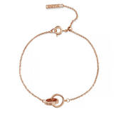 Olivia Burton Classic Rose Gold Tone Bracelet
