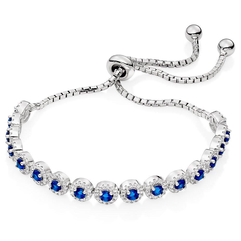 Blue cubic deals zirconia bracelet