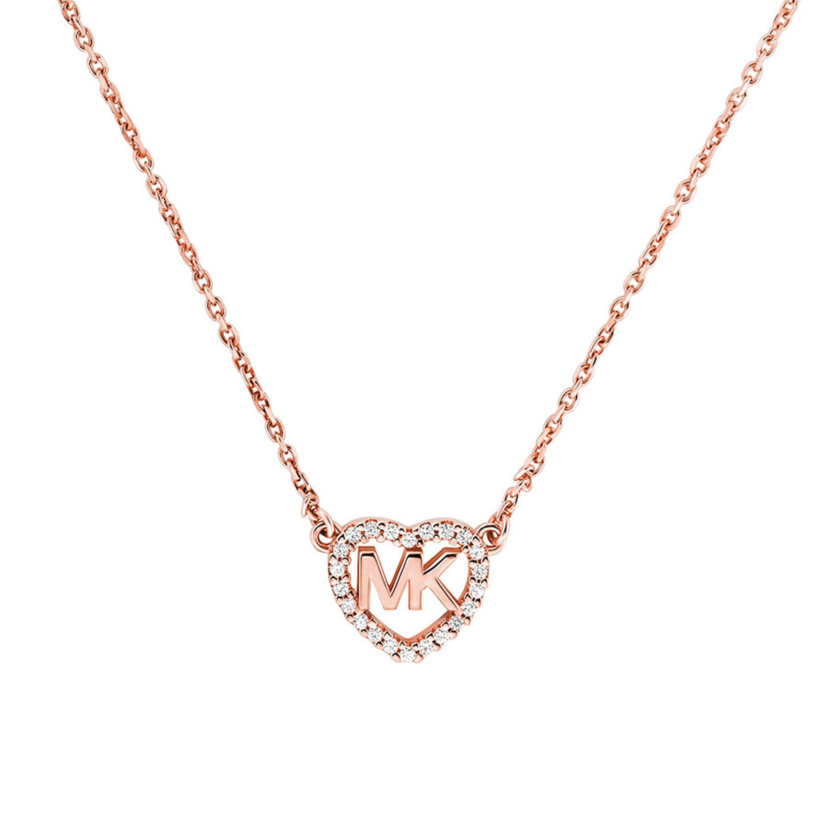 Michael kors deals love heart necklace