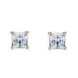 Swarovski Crystal Attract Rose Gold Tone Stud Earrings