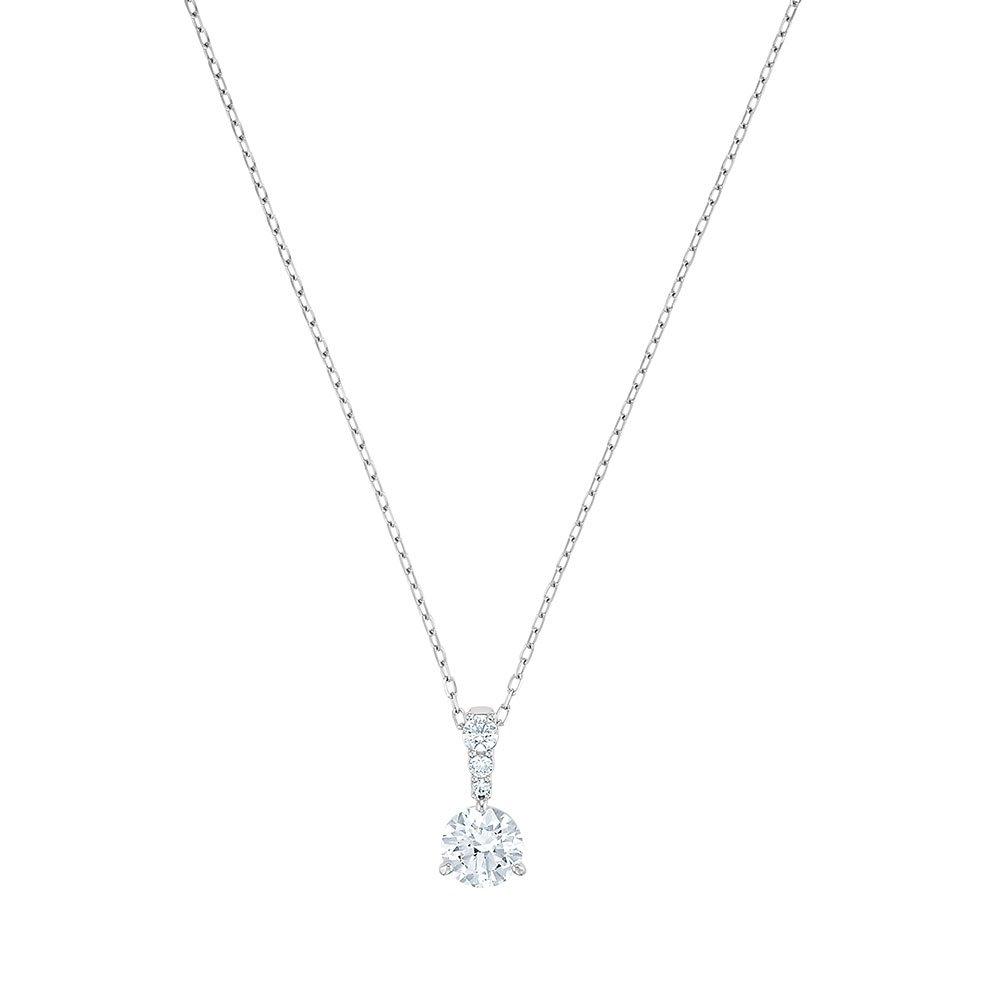 Swarovski Solitaire Crystal Pendant | 0118582 | Beaverbrooks the Jewellers