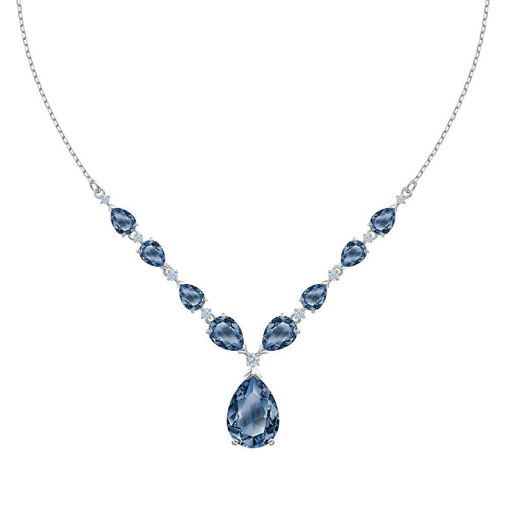 Swarovski necklace deals with blue stones