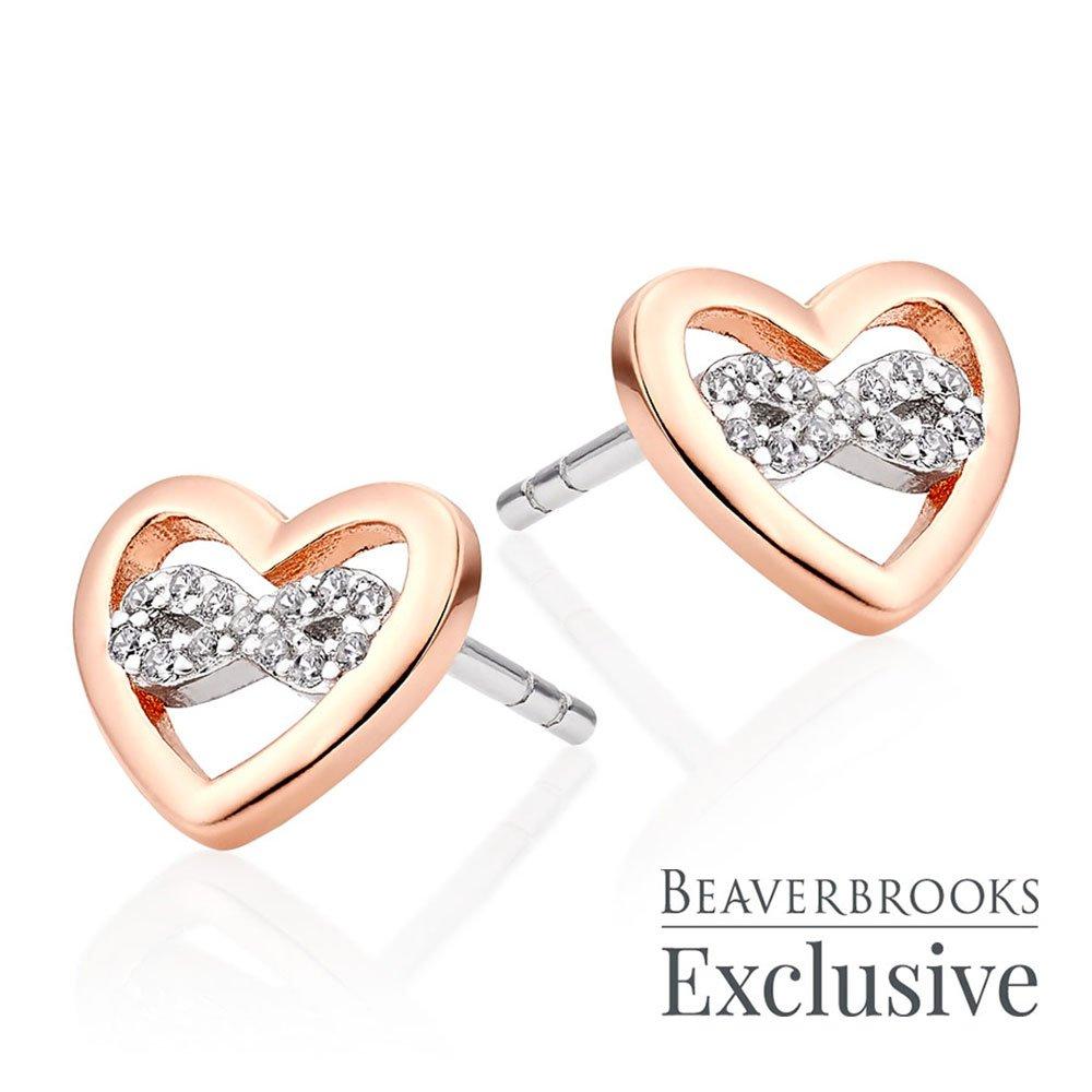 Beaverbrooks 2024 heart earrings