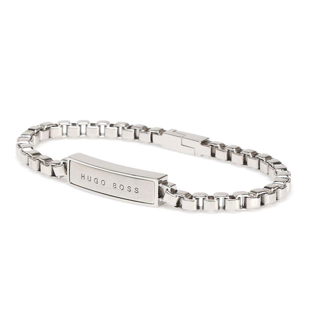 hugo boss silver bracelet