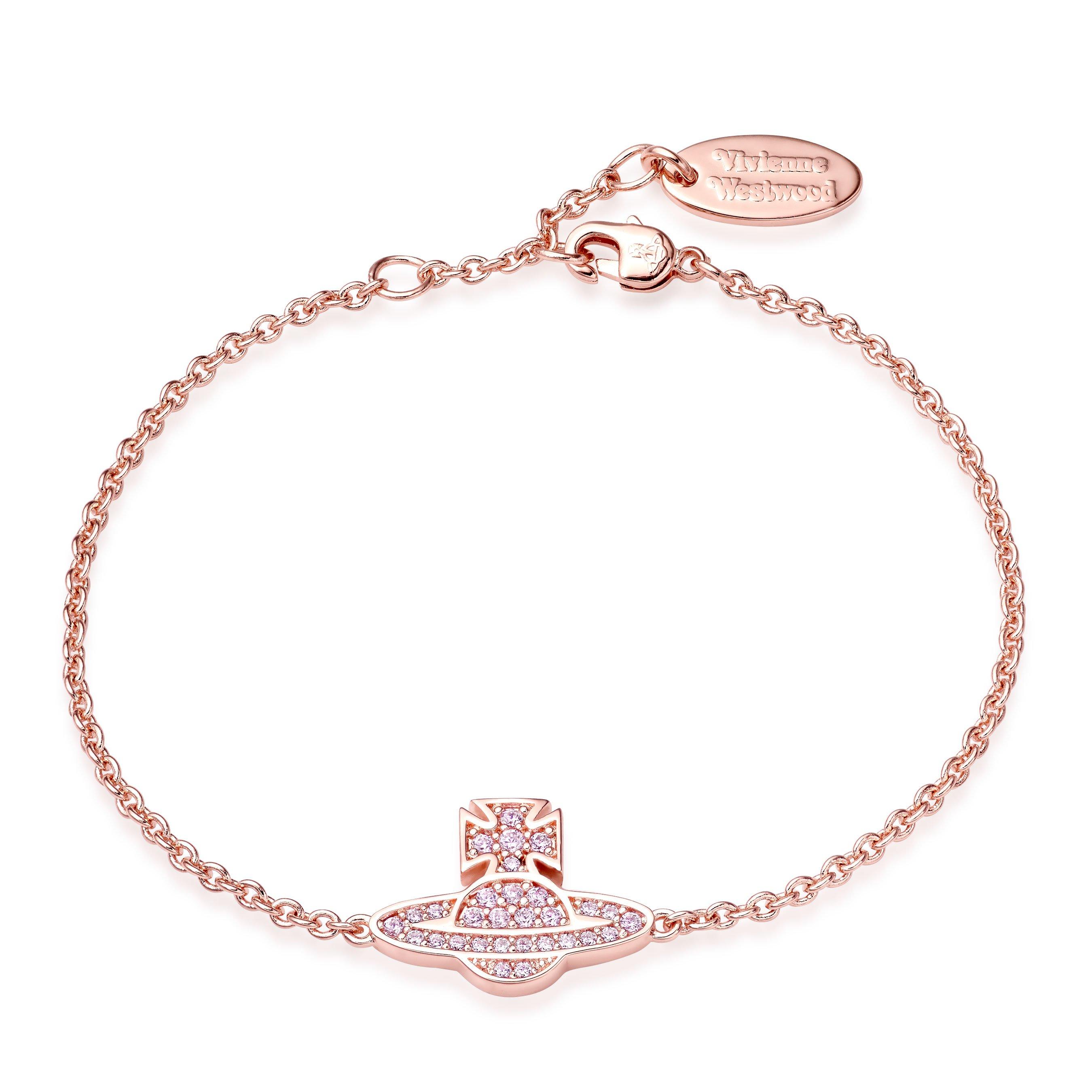 Pink vivienne store westwood bracelet