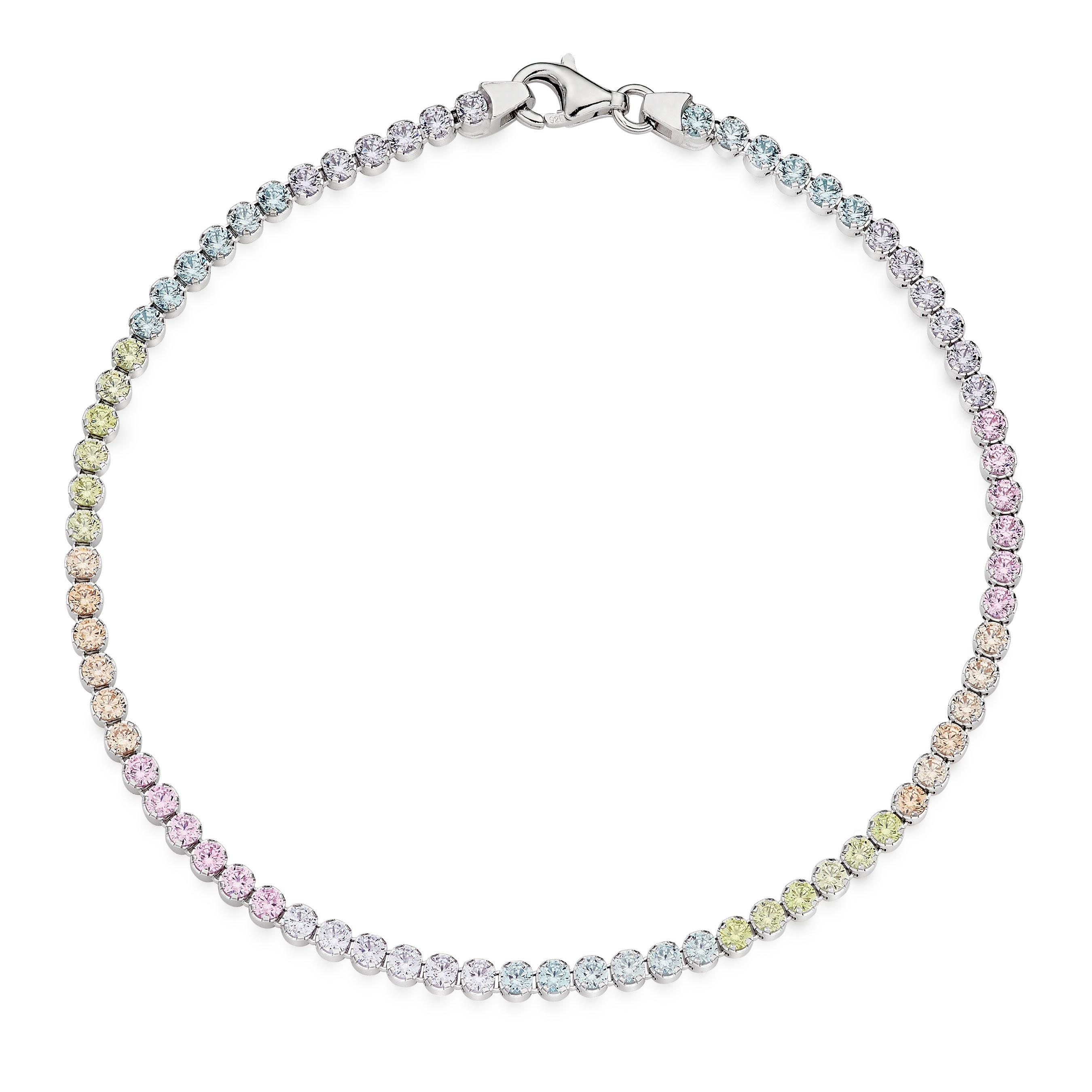 Beaverbrooks silver sparkle bracelet hot sale