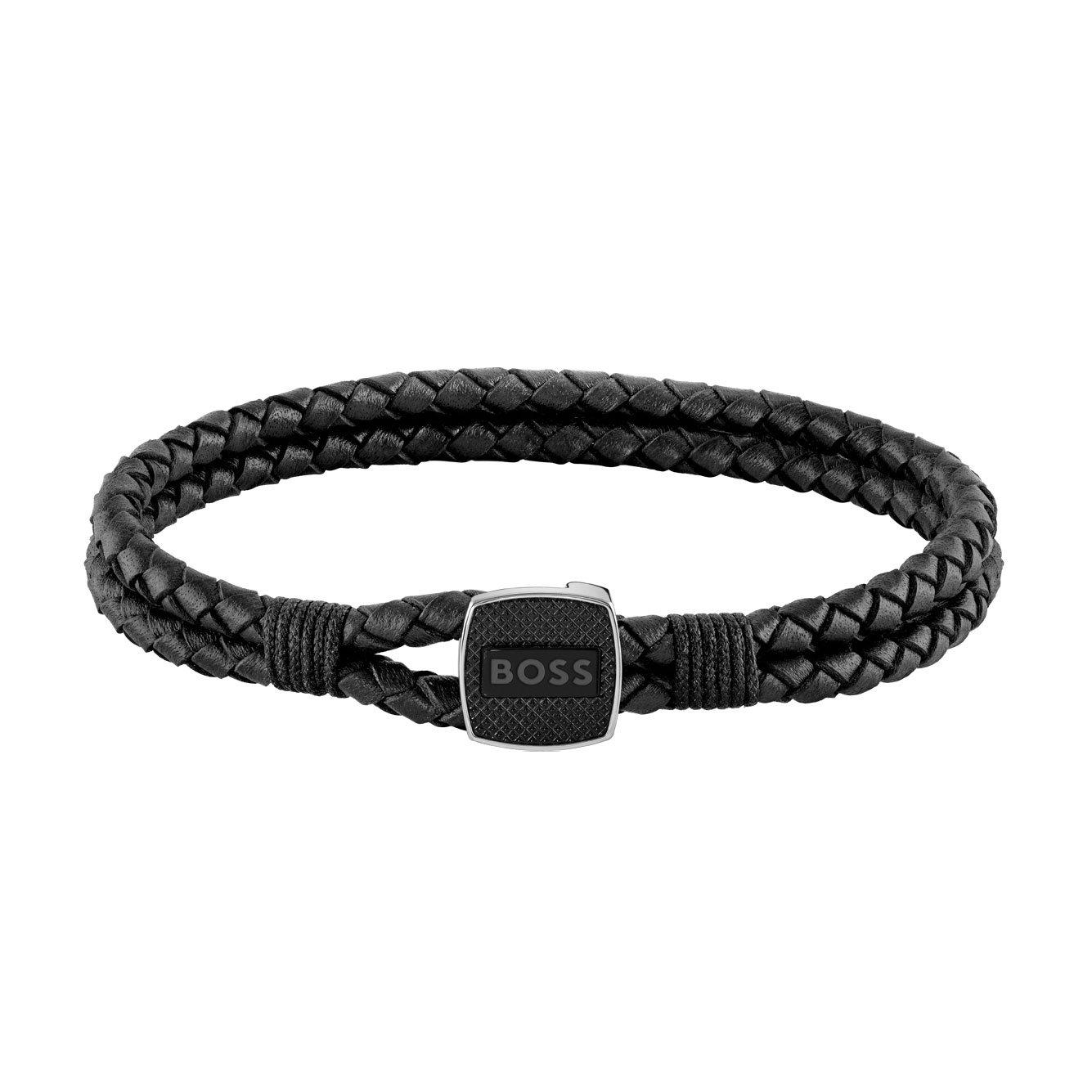 Hugo boss discount mens leather bracelet