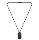 BOSS ID Tag Black Men's Necklace