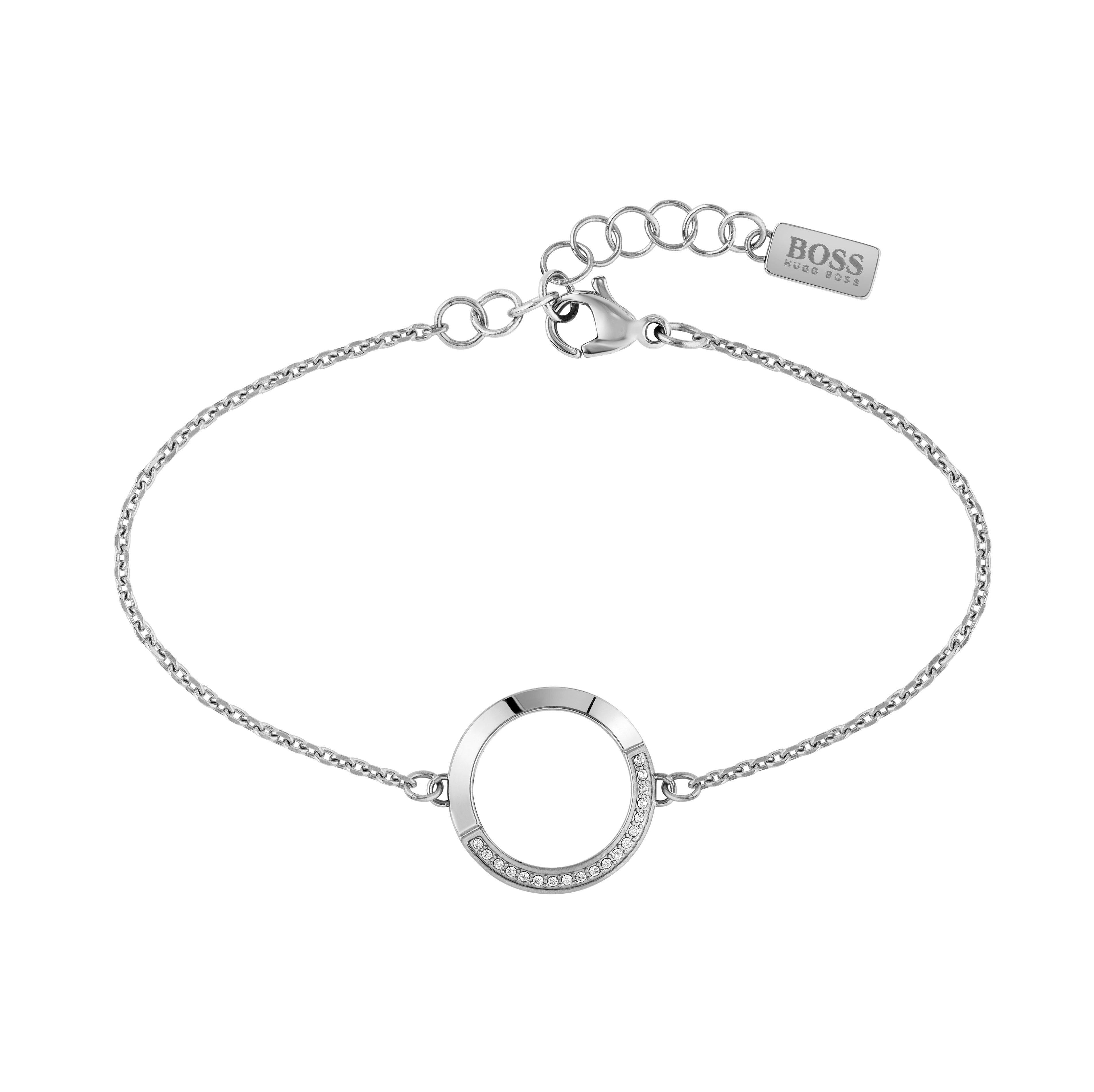 BOSS Ophelia Crystal Bracelet | 0121328 | Beaverbrooks the Jewellers