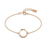 BOSS Ophelia Rose Gold Tone Crystal Bracelet