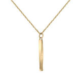BOSS Signature Gold Tone Bar Necklace