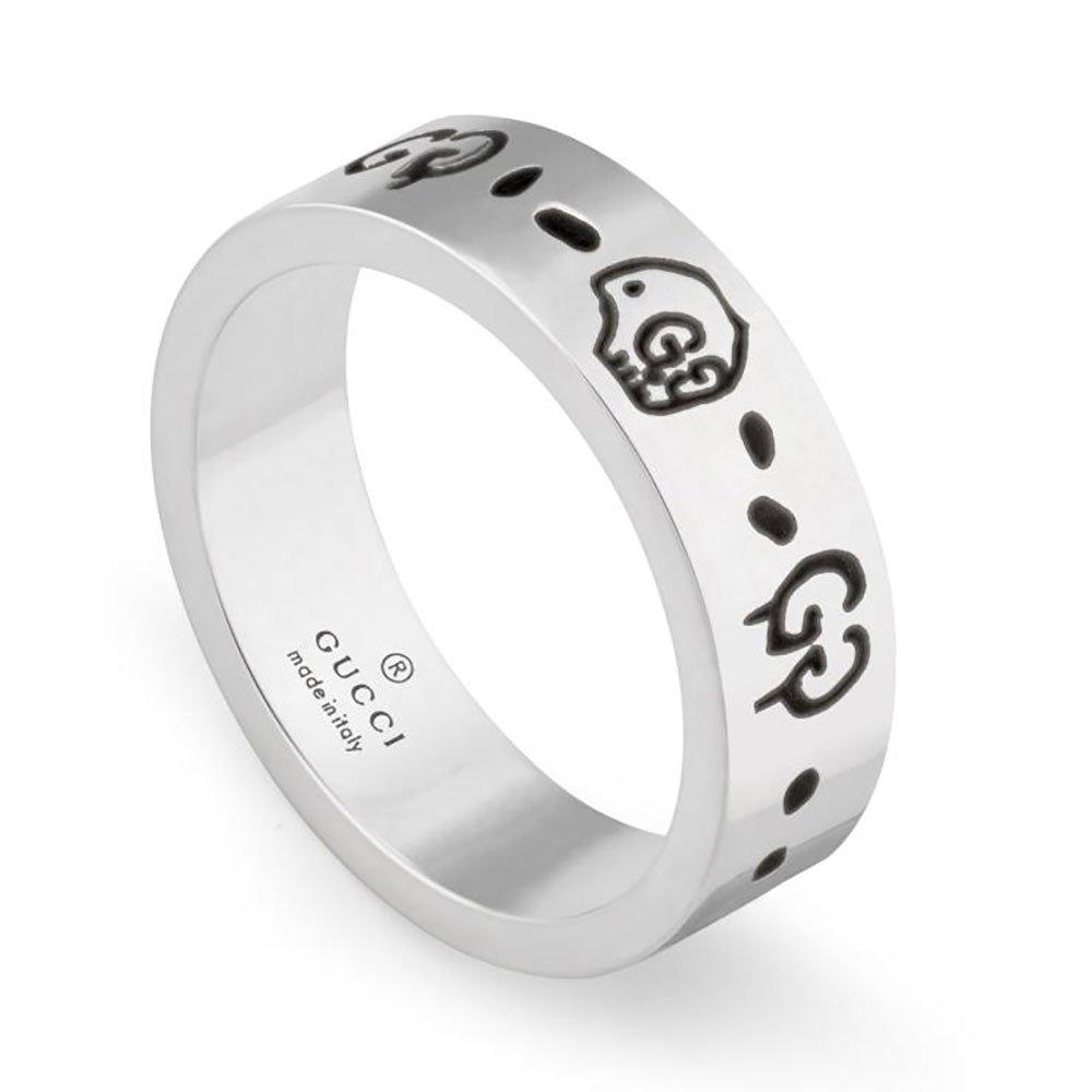 Gucci Ghost Silver Ring | 0122631 