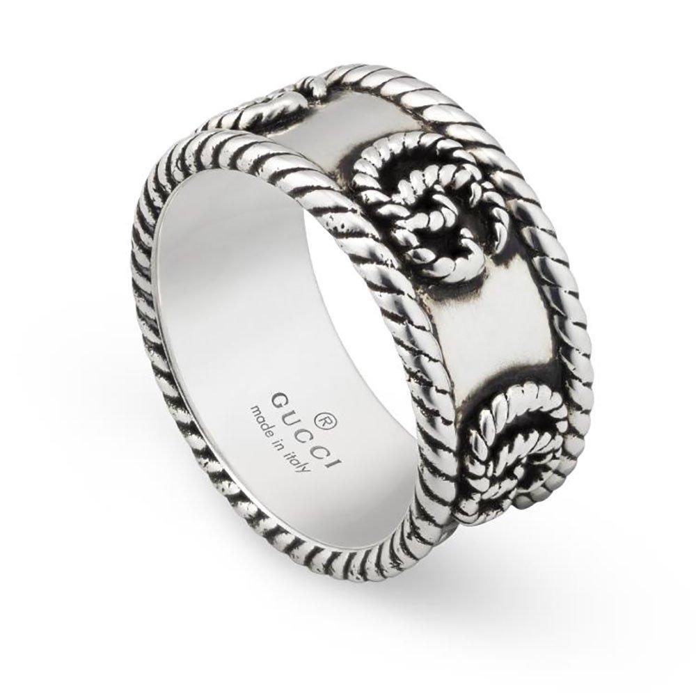 Silver gucci clearance ring womens