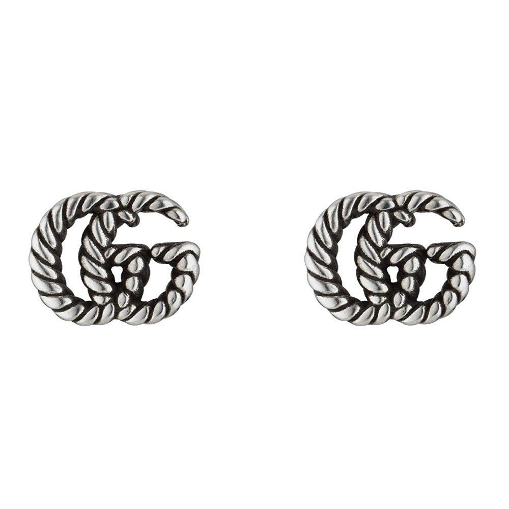 Gucci Marmont Silver Stud Earrings