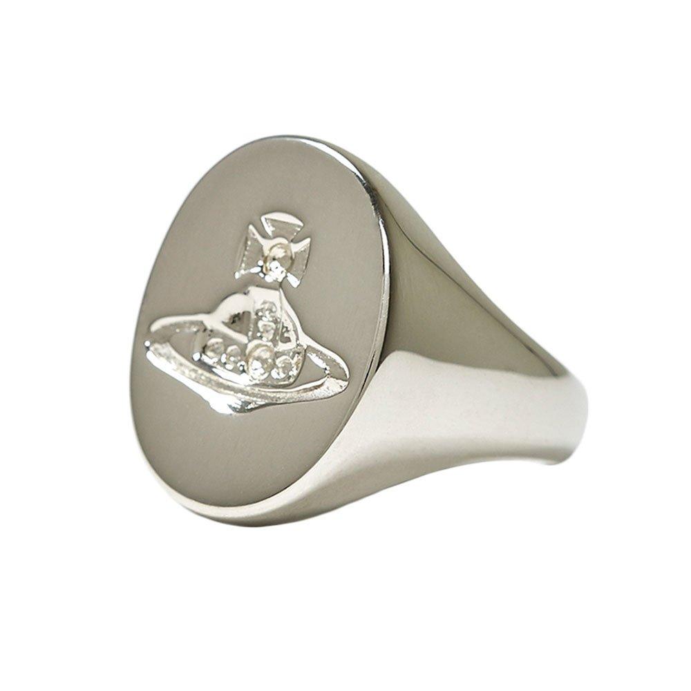 復刻◆Vivienne Westwood◆SEAL リング Silver 925 Vivienne Westwood: Silver Seal Ring | SSENSE