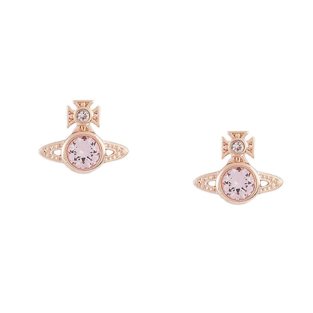 Vivienne Westwood London Orb Rose Gold Tone Earrings Vivienne Westwood Uk