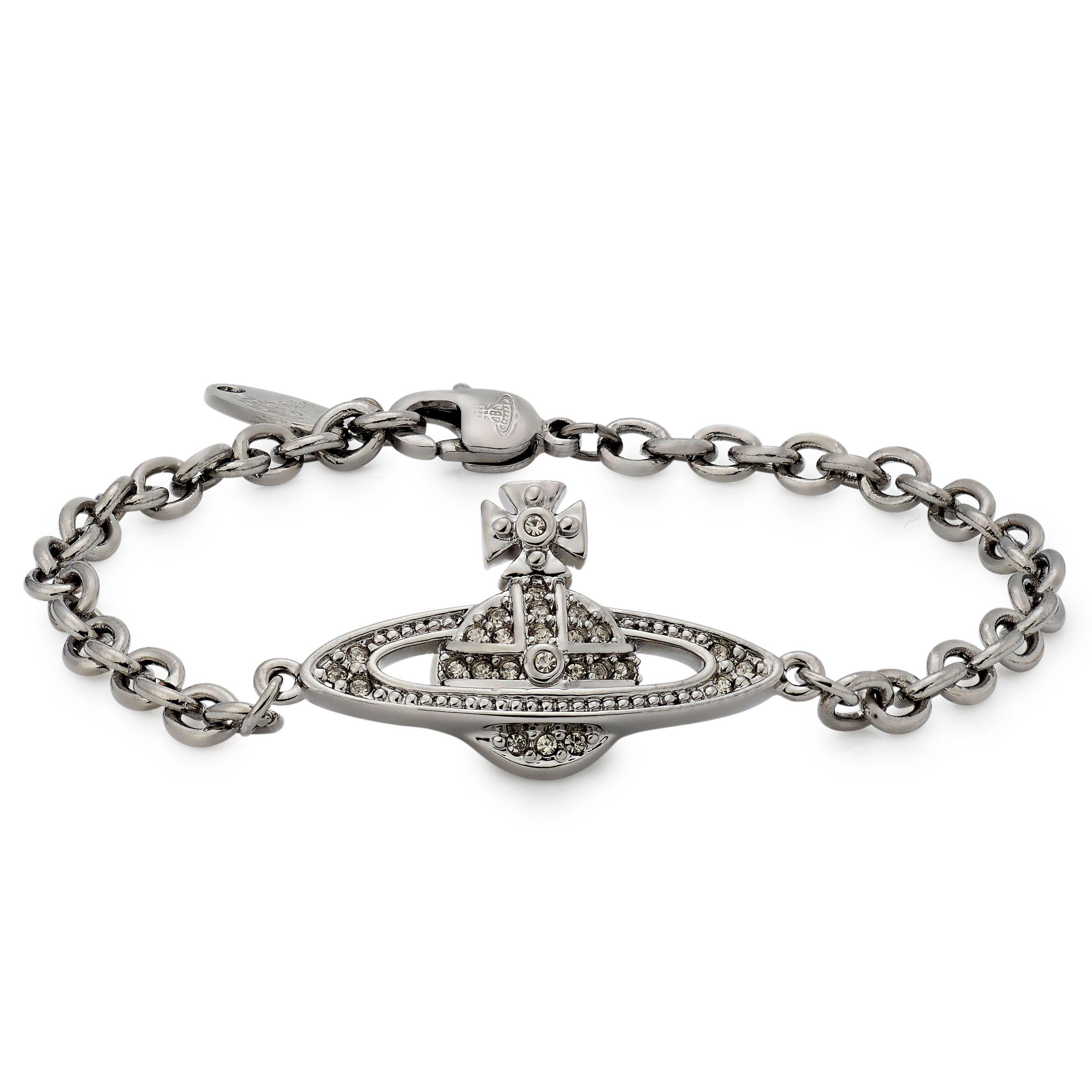 Vivienne Westwood 'Rose Bas Relief' Bracelet in Metallic