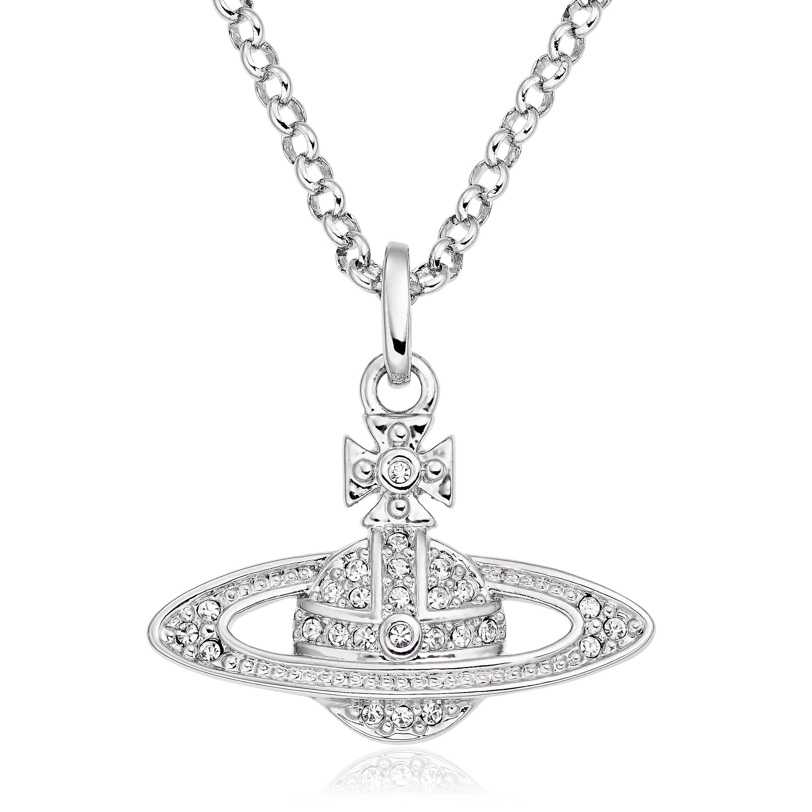 Vivienne Westwood Mini Bas Orb Pendant | 0125339 | Beaverbrooks the ...