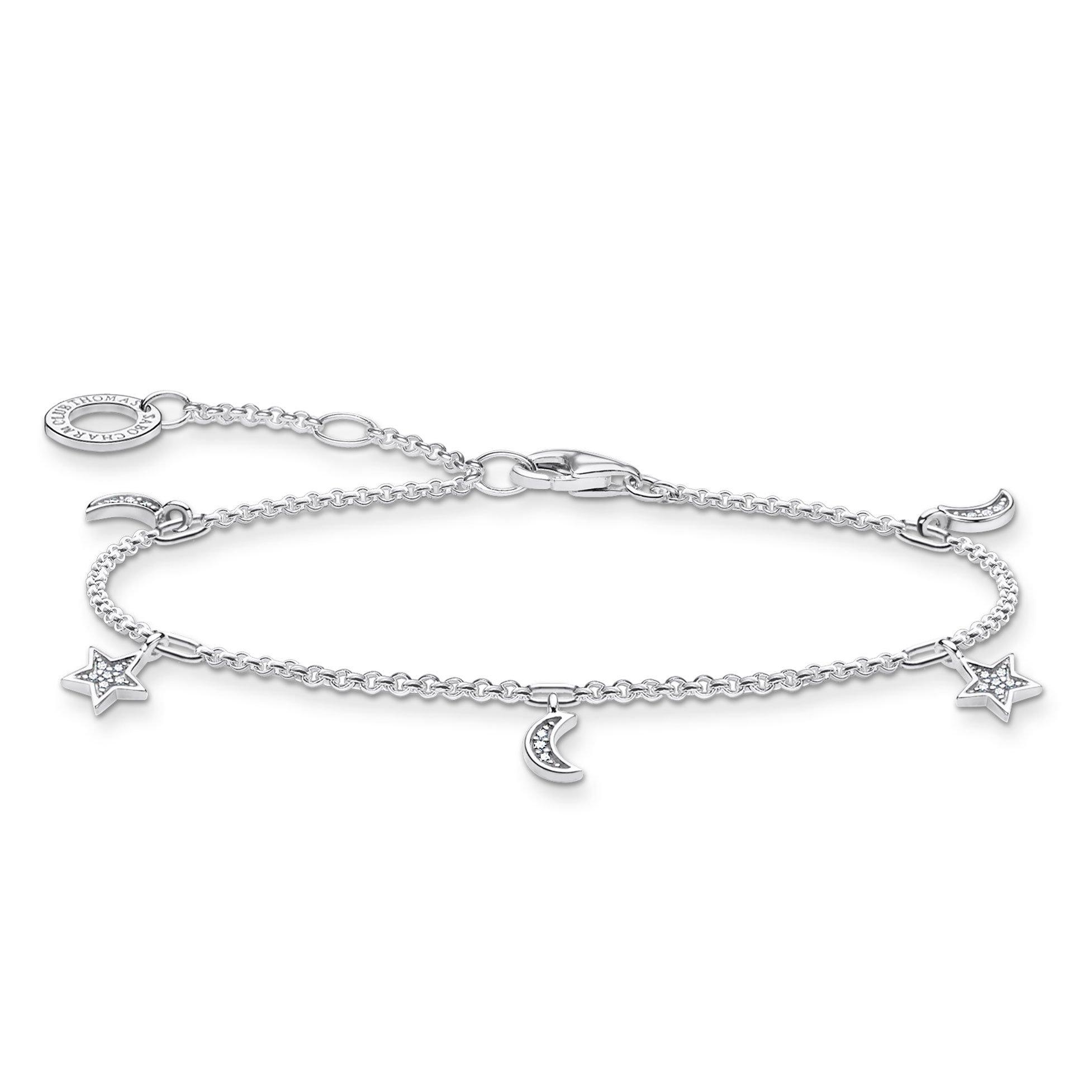 Thomas Sabo Silver Star and Moon Bracelet