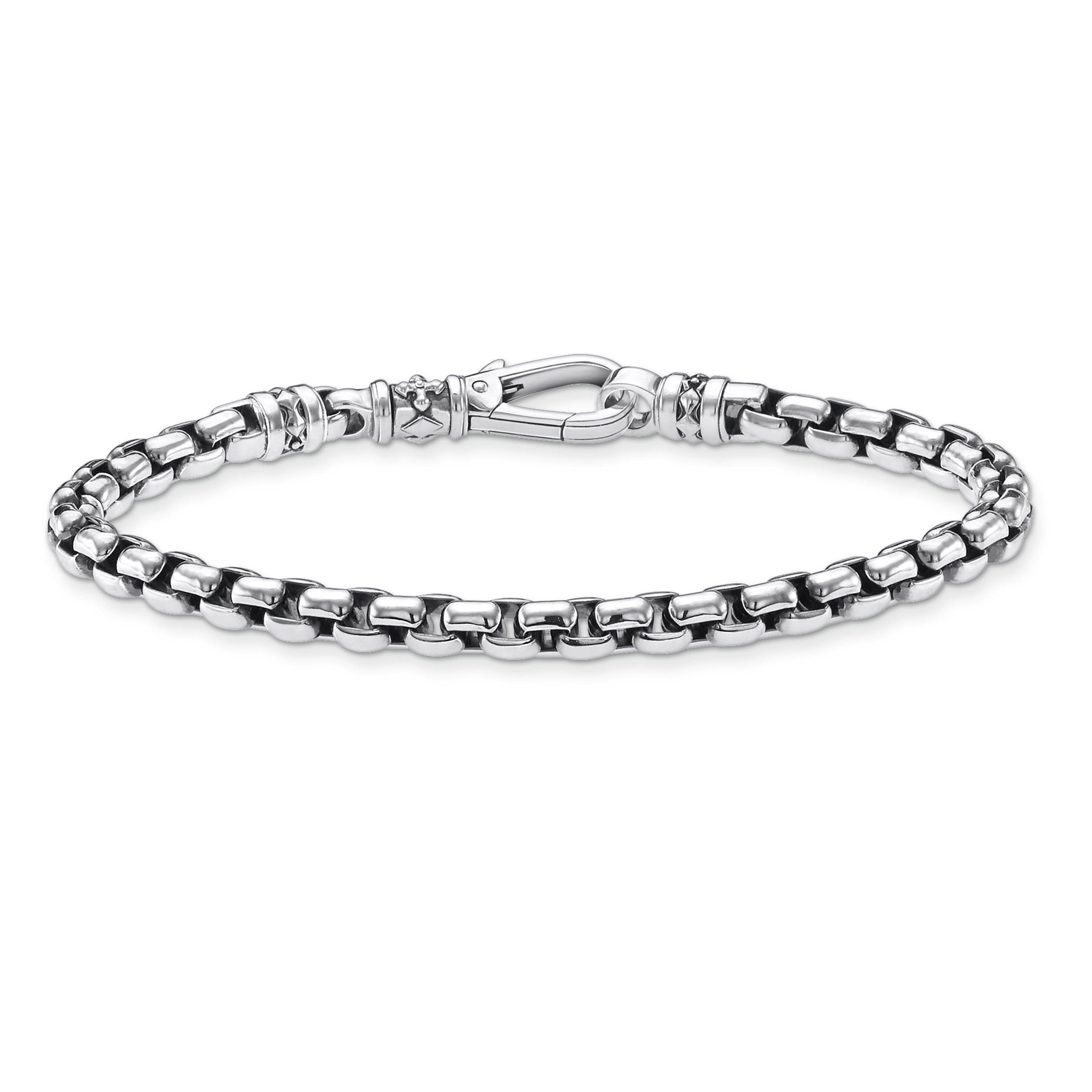 Thomas Sabo Silver Venezia Charm Link Bracelet | 0126380 | Beaverbrooks ...