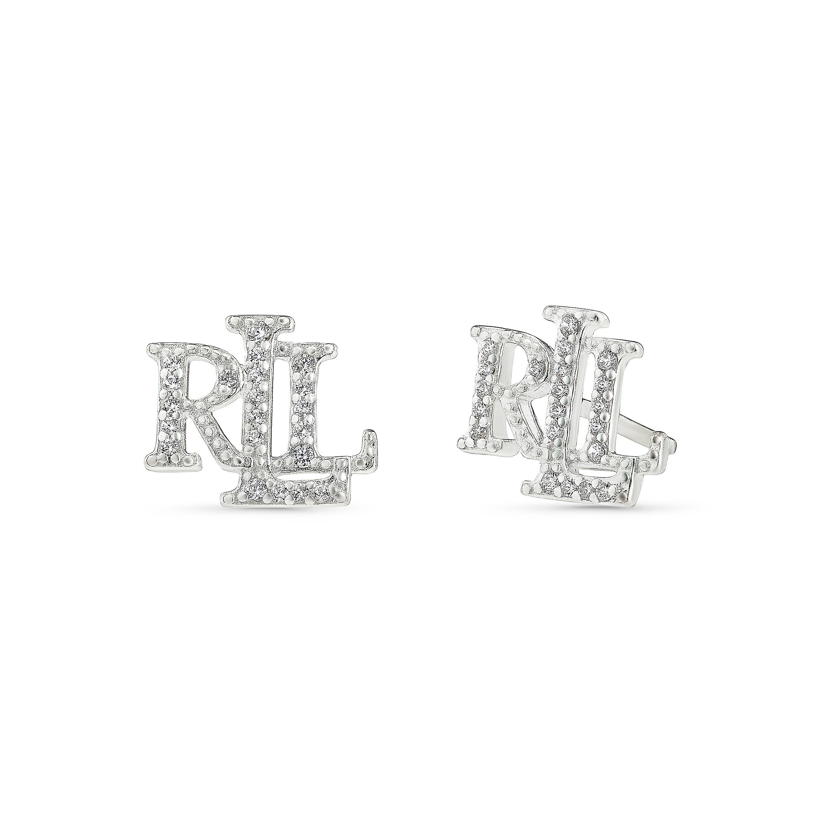 Lauren Ralph Lauren Silver Cubic Zirconia Stud Earrings