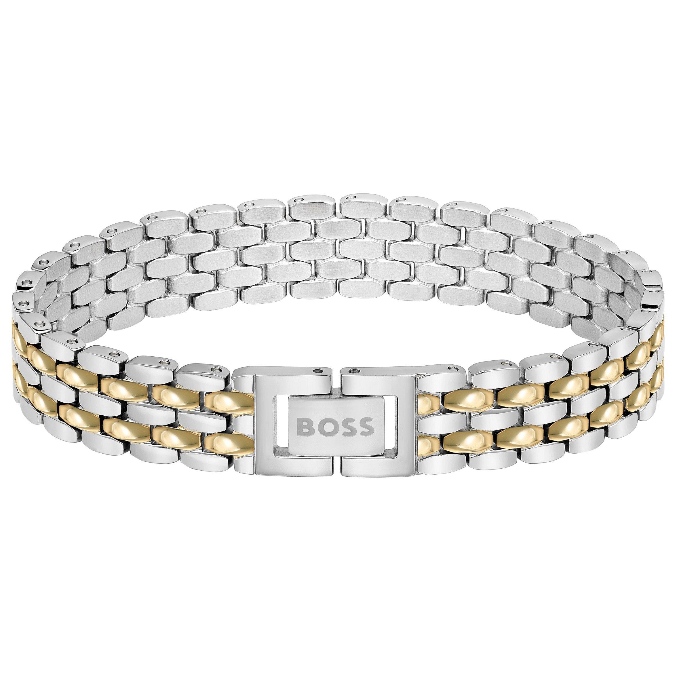 BOSS Gold Tone Ladies Bracelet | 0138539 | Beaverbrooks the Jewellers