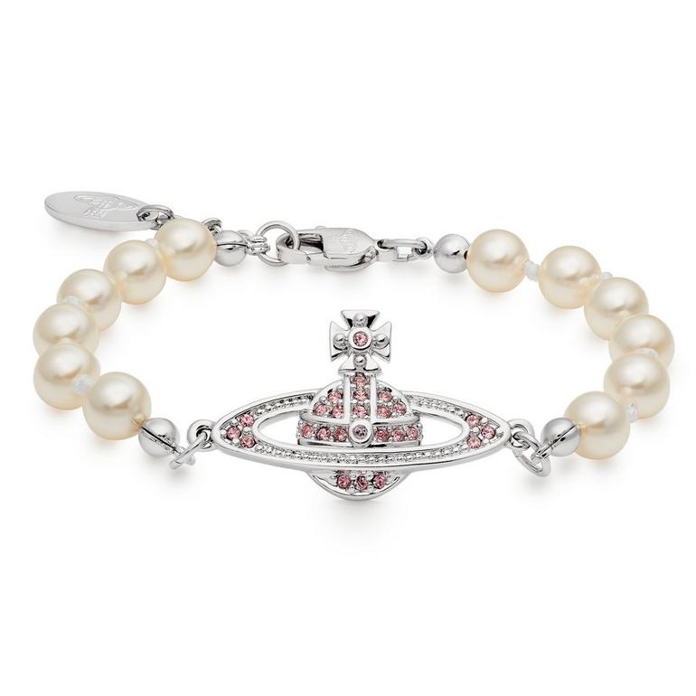 Vivienne Westwood Mini Bas Relief Pearl Bracelet