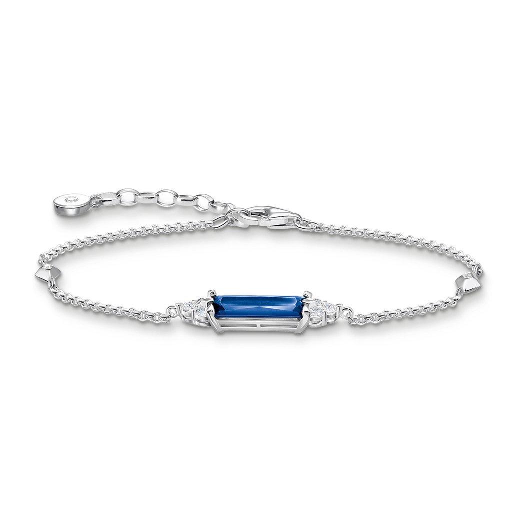 Thomas Sabo Silver Blue Cubic Zirconia Bracelet