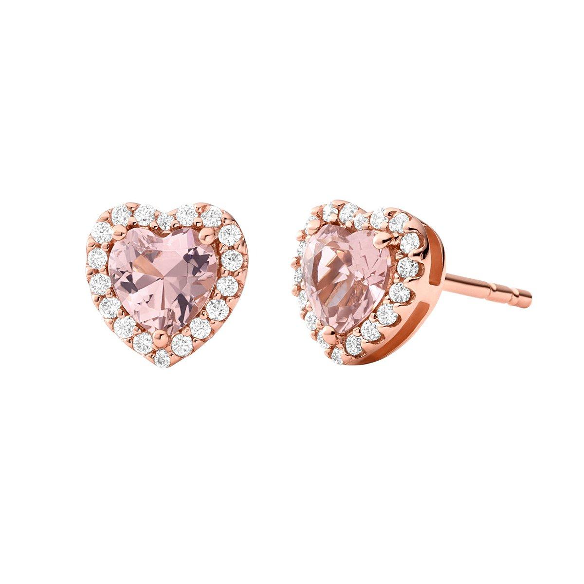 Michael kors heart store stud earrings