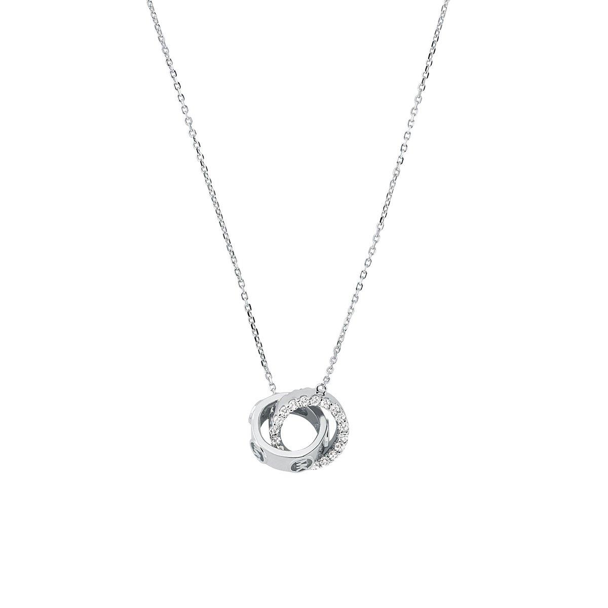 Michael kors round store pendant necklace