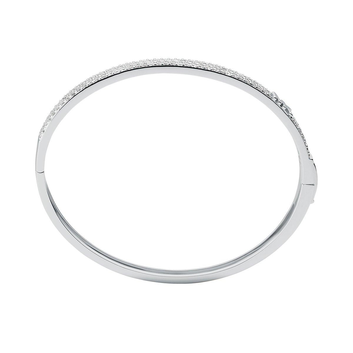 Michael Kors Pave Logo Bangle | 0130425 | Beaverbrooks the Jewellers