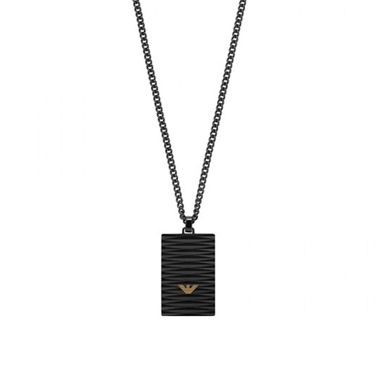 Emporio Armani Black Tone Men s Pendant 0130451 Beaverbrooks