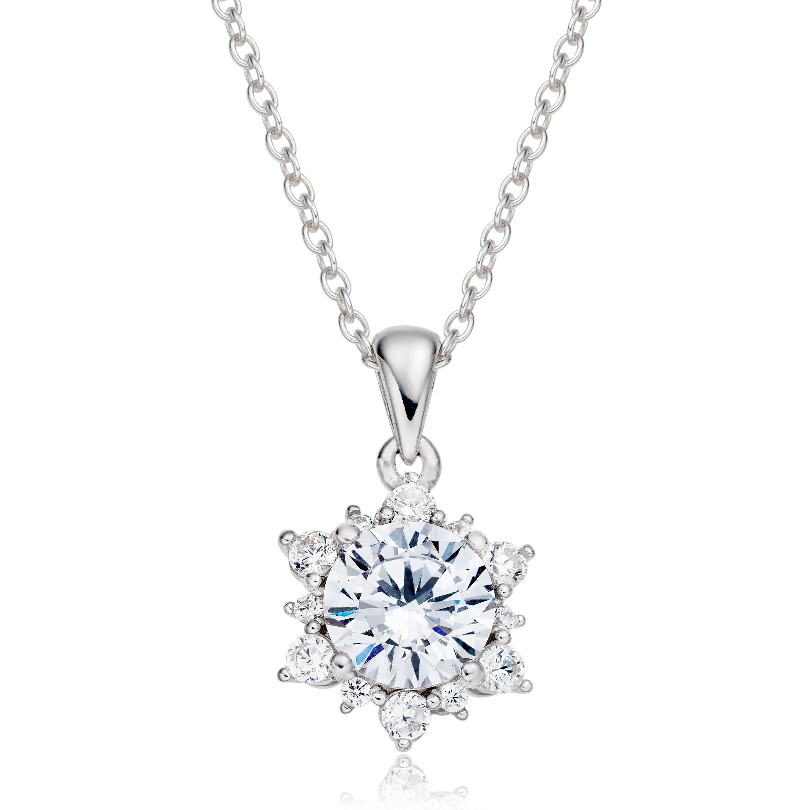 Beaverbrooks Silver Cubic Zirconia Pendant | 0131205 | Beaverbrooks