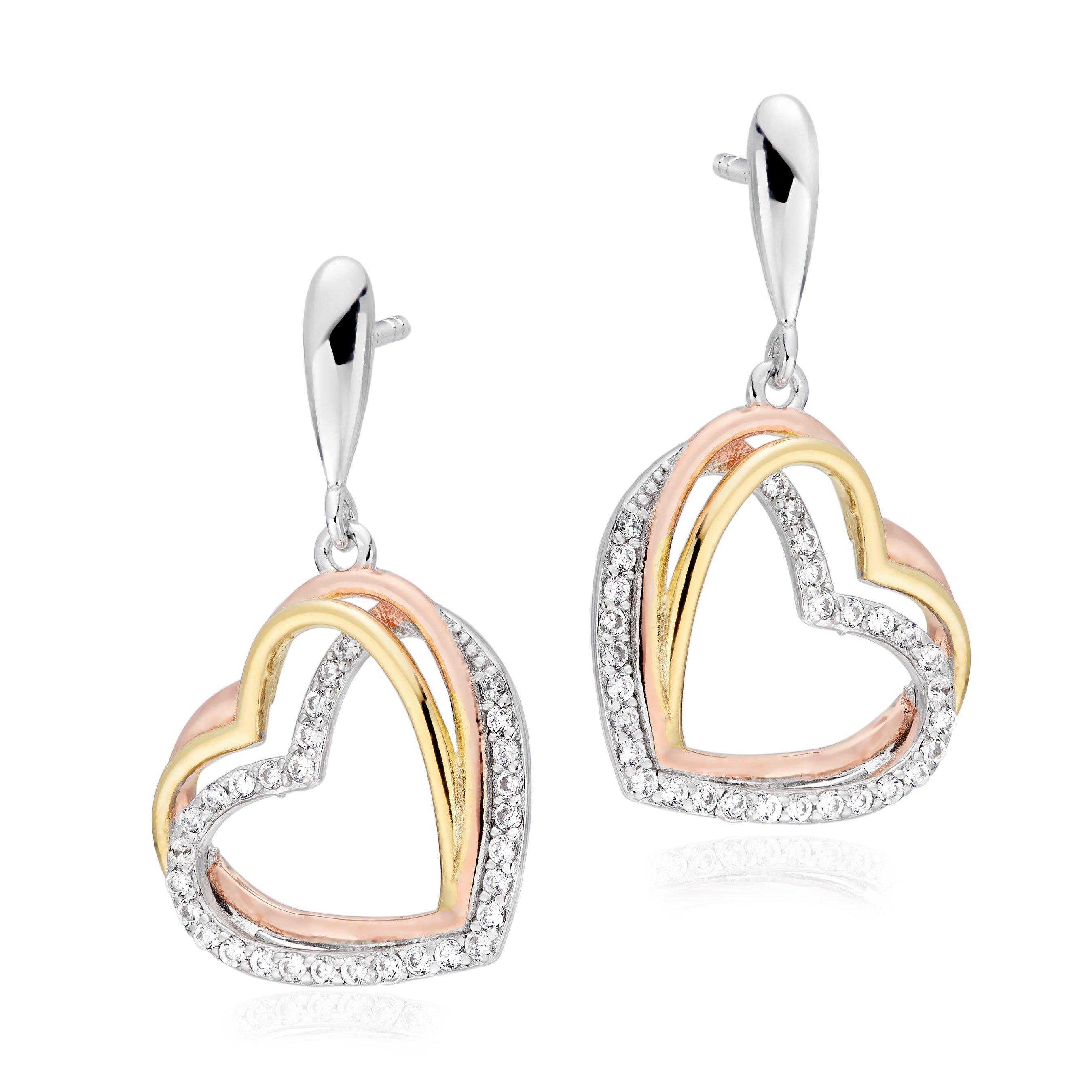 Beaverbrooks on sale heart earrings