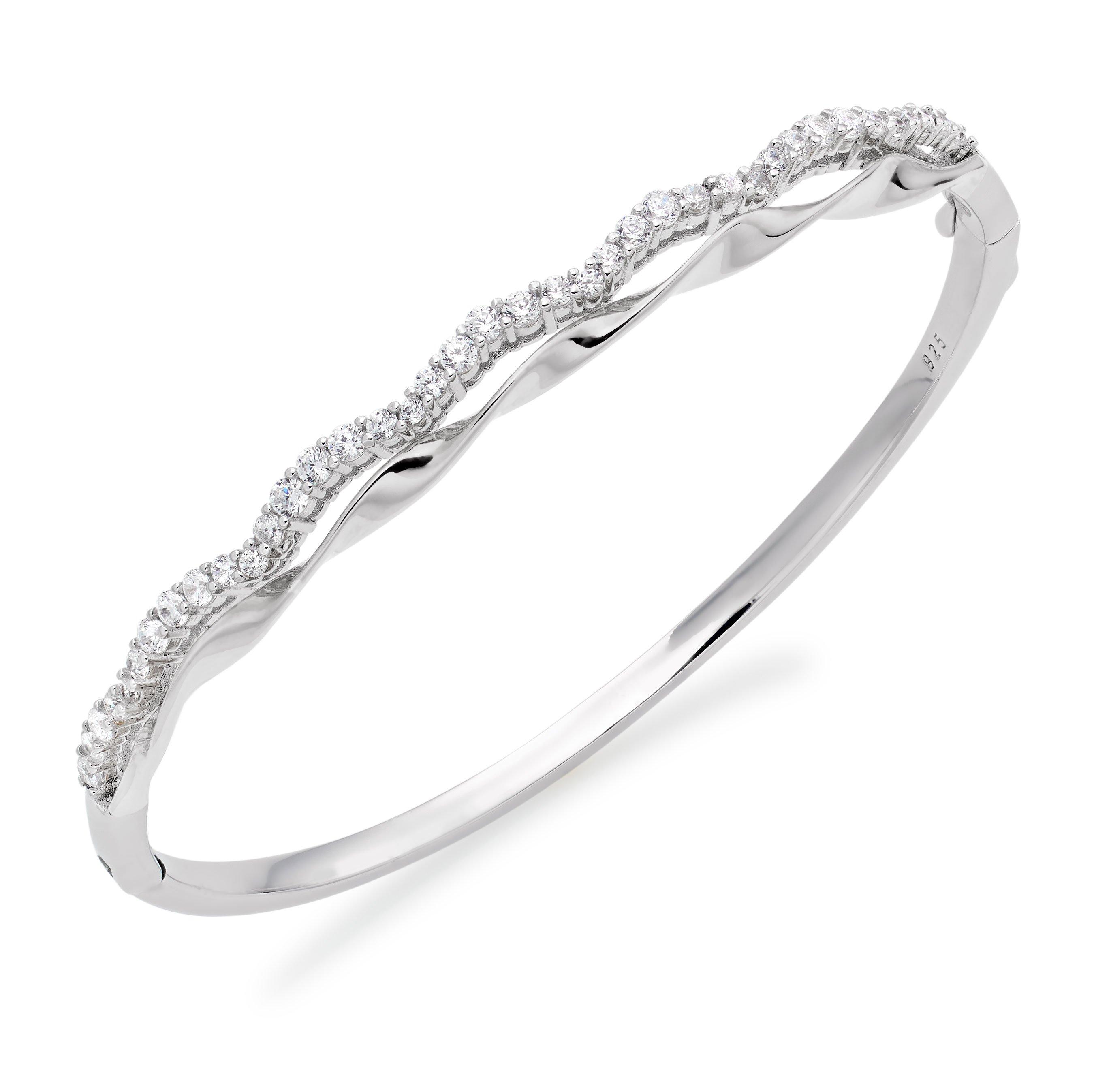 Beaverbrooks silver bangle sale